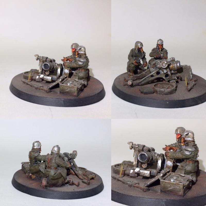 Airbrushed, Astra Militarum, Custom, Death Korps of Krieg, Flocked, World, Heavy Weapons
